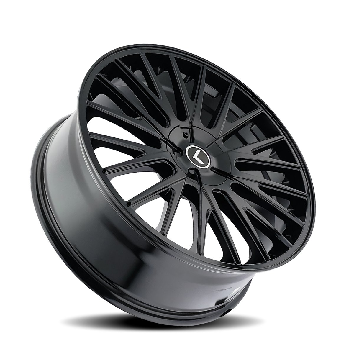 Kraze DOUBLE DOWN Gloss black 22x8.5 +38 5x114.3|5x120mm 73mm - Wheelwiz