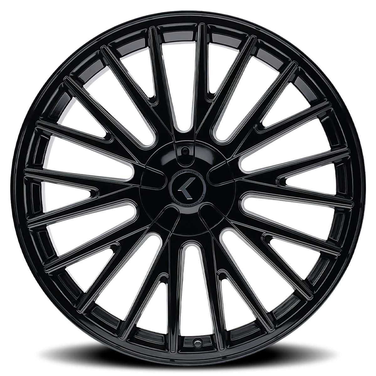 Kraze DOUBLE DOWN Gloss black 22x8.5 +38 5x100|5x114.3mm 73mm - Wheelwiz