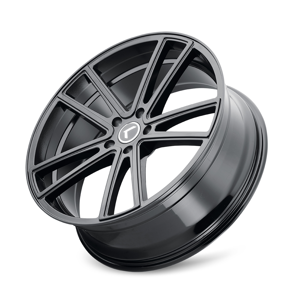 Kraze KR190 Gloss black 22x8.5 +38 5x114.3mm 72.62mm - Wheelwiz
