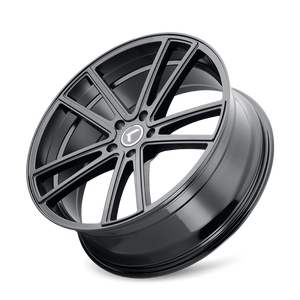 Kraze LUSSO Gloss black 17x8 +38 5x108mm 63.5mm - Wheelwiz