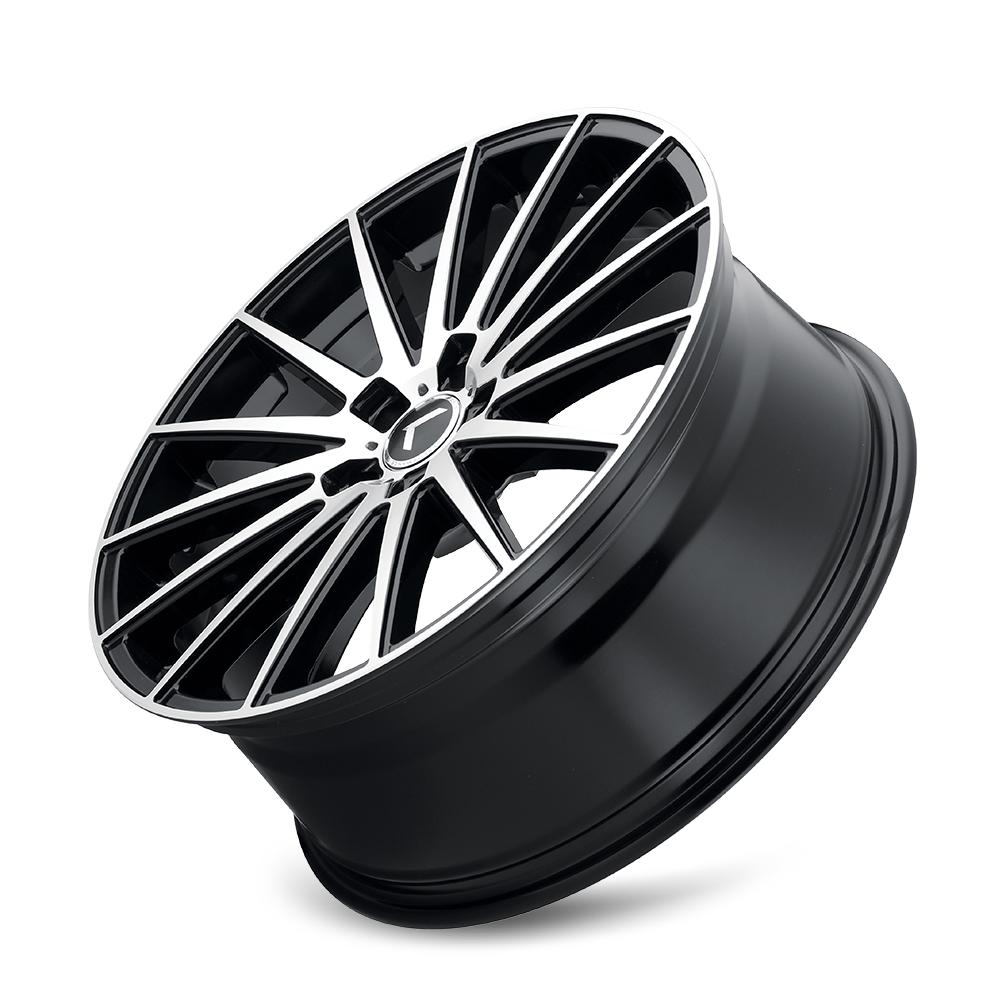 Kraze 191 Matte black machined 20x8.5 +38 5x120mm 74.1mm - Wheelwiz