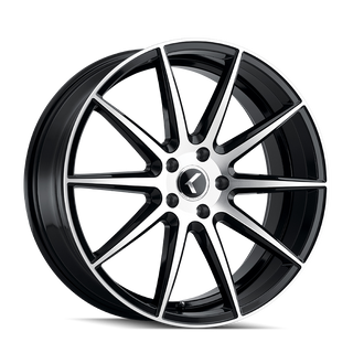 Kraze 194 Gloss black machined 20x8.5 +38 5x114.3mm 72.62mm