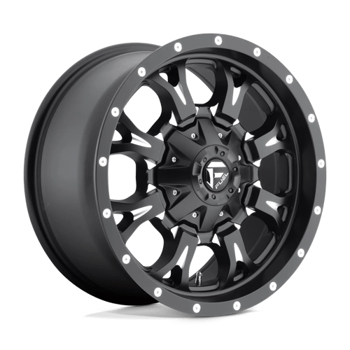 Fuel Offroad D517 KRANK Matte Black Milled 20x12 -44 5x114.3|5x127mm 78.1mm - WheelWiz