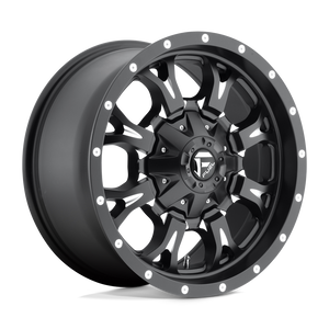 Fuel Offroad D517 KRANK Matte Black Milled 18x9 -12 6x135|6x139.7mm 106.1mm - WheelWiz