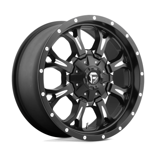 Fuel Offroad D517 KRANK Matte Black Milled 20x9 +20 6x135|6x139.7mm 106.1mm - Wheelwiz