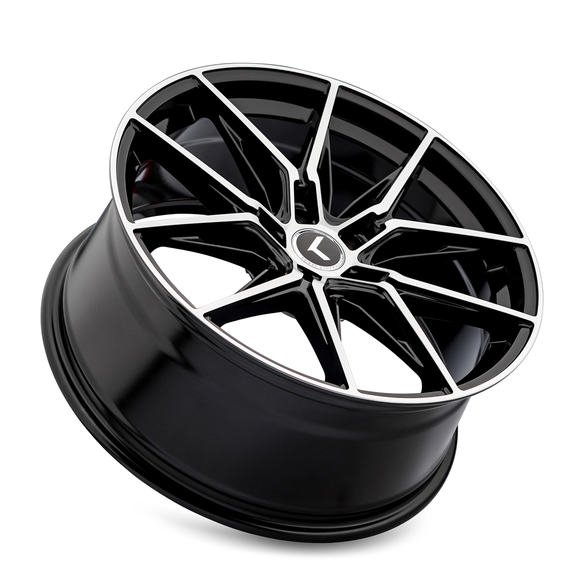 Kraze EVOLVE Gloss black/machined face 19x8.5 +35 5x114.3mm 73.1mm