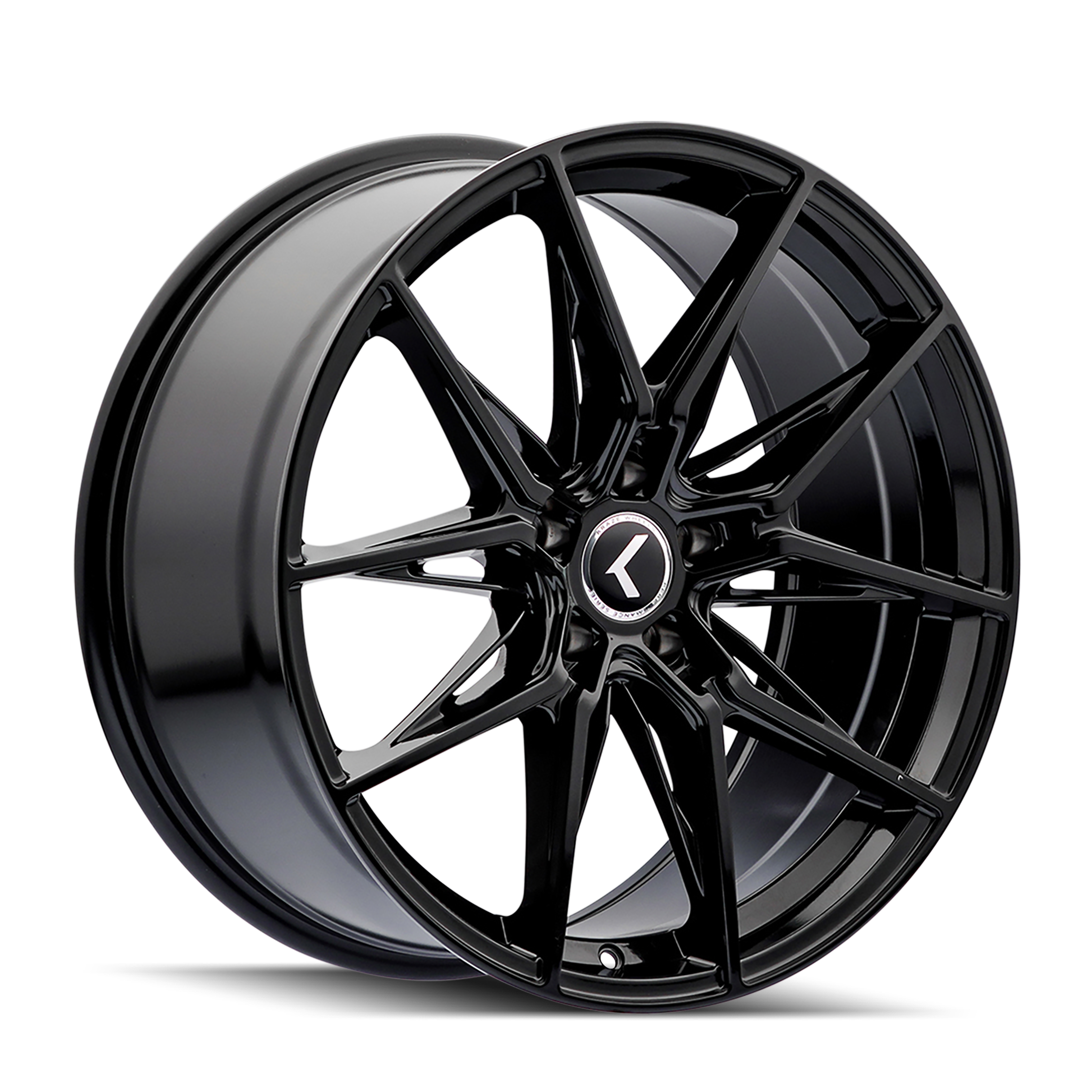 Kraze EVOLVE Gloss black 18x8.5 +40 5x112mm 66.56mm– Wheelwiz
