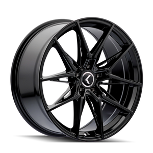 Kraze EVOLVE Gloss black 22x9 +35 5x114.3mm 73.1mm - Wheelwiz