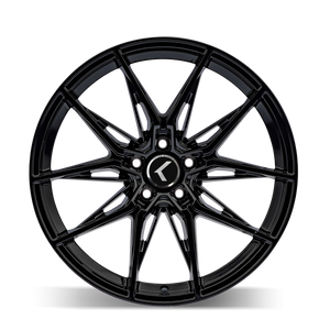 Netherworld ブラックメタル　blackl Kraze EVOLVE Gloss black 18x8.5 +40 5x112mm 66.56mm– Wheelwiz