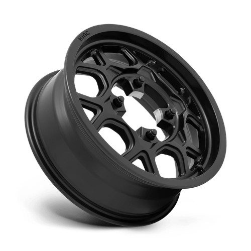 KMC KS133 MESA LITE UTV Satin Black 15x6 +38 4x156mm 115.1mm - Wheelwiz