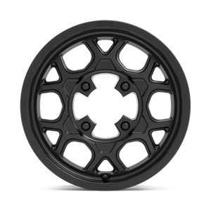 KMC KS133 MESA LITE UTV Satin Black 15x6 +38 4x156mm 115.1mm - Wheelwiz