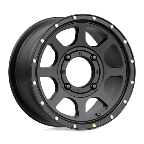KMC KS134 ADDICT 2 UTV Satin Black 14x7 +38 4x137mm 112.1mm - Wheelwiz