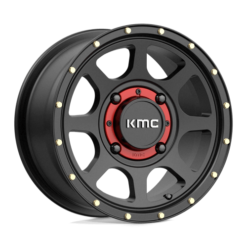 KMC KS134 ADDICT 2 UTV Satin Black 14x7 +38 4x137mm 112.1mm - Wheelwiz