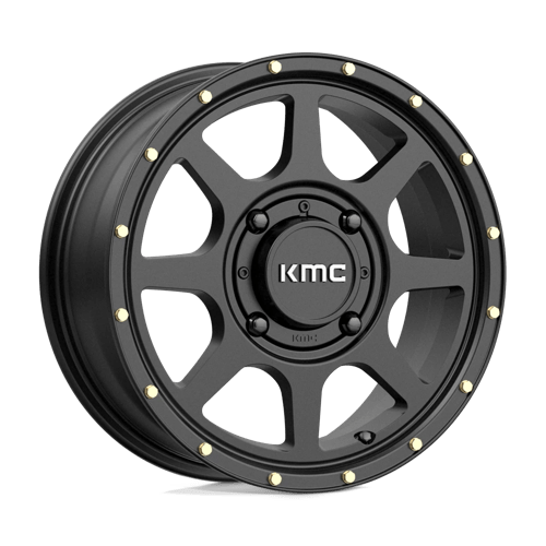 KMC KS134 ADDICT 2 UTV Satin Black 15x6 +38 4x137mm 112.1mm - Wheelwiz