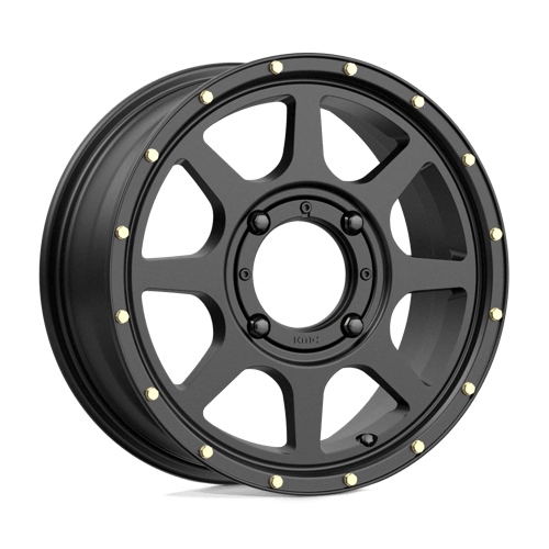 KMC KS134 ADDICT 2 Satin Black 15x6 +38 4x156mm 132mm - Wheelwiz