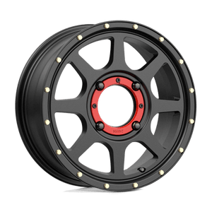 KMC KS134 ADDICT 2 UTV Satin Black 15x6 +38 4x137mm 112.1mm - Wheelwiz