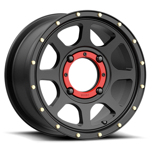 KMC KS134 ADDICT 2 Satin Black 15x6 +38 4x156mm 132mm - Wheelwiz