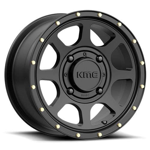 KMC KS134 ADDICT 2 Satin Black 15x6 +38 4x156mm 132mm - Wheelwiz