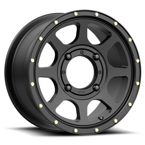 KMC KS134 ADDICT 2 Satin Black 15x6 +38 4x156mm 132mm - Wheelwiz