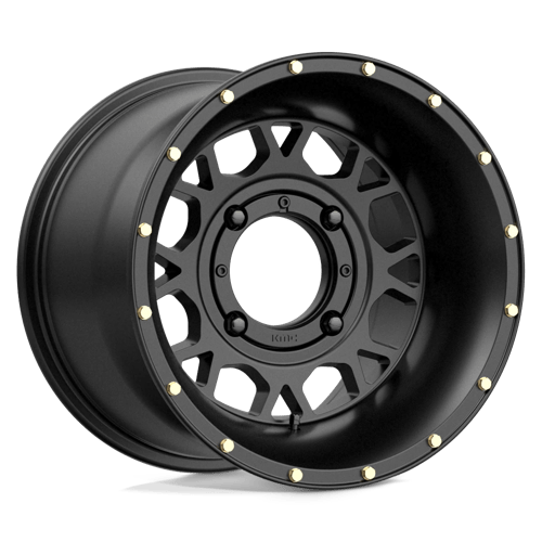 KMC KS135 GRENADE Satin Black 14x10 0 4x137mm 112.1mm - Wheelwiz
