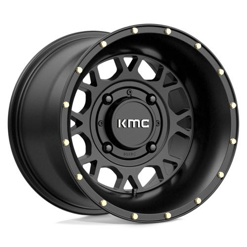 KMC KS135 GRENADE Satin Black 14x10 0 4x137mm 112.1mm - Wheelwiz
