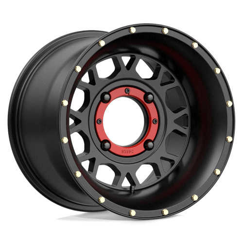 KMC KS135 GRENADE Satin Black 14x10 0 4x137mm 112.1mm - Wheelwiz