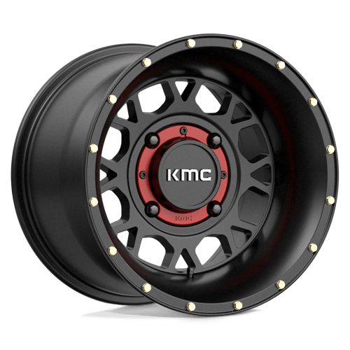 KMC KS135 GRENADE UTV Satin Black 14x10 0 4x137mm 112.1mm - Wheelwiz