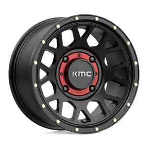 KMC KS135 GRENADE UTV Satin Black 14x7 +10 4x137mm 112.1mm - Wheelwiz