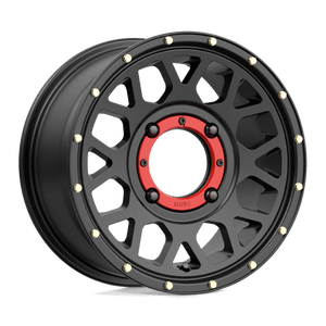 KMC KS135 GRENADE Satin Black 14x7 +38 4x156mm 132mm - Wheelwiz