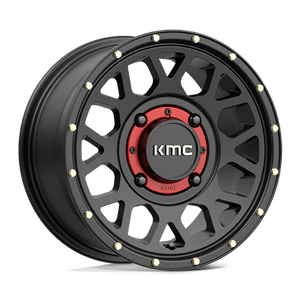 KMC KS135 GRENADE Satin Black 14x7 +38 4x156mm 132mm - Wheelwiz