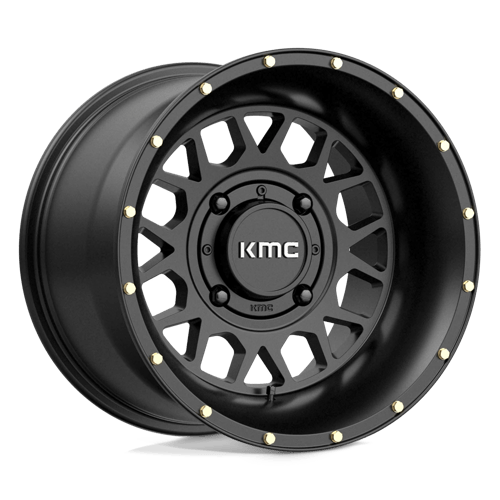 KMC KS135 GRENADE Satin Black 15x10 0 4x156mm 132mm - Wheelwiz