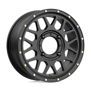KMC KS135 GRENADE Satin Black 15x6 +38 4x137mm 112.1mm - Wheelwiz
