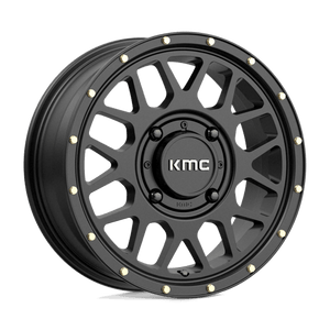 KMC KS135 GRENADE UTV Satin Black 15x6 +38 4x156mm 132mm - Wheelwiz