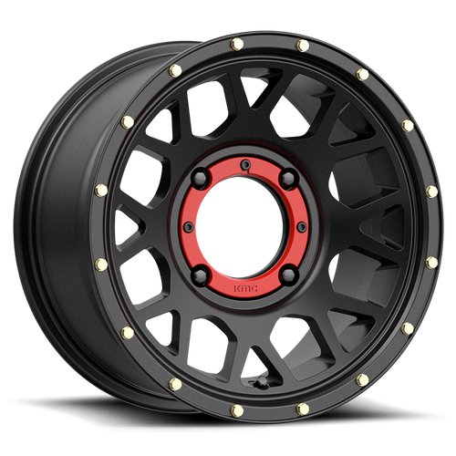 KMC KS135 GRENADE UTV Satin Black 14x7 +10 4x137mm 112.1mm