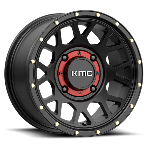 KMC KS135 GRENADE UTV Satin Black 15x6 +38 4x156mm 132mm