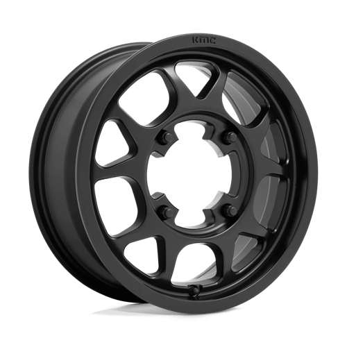 KMC KS136 TORO UTV Satin Black 15x6 +38 4x156mm 115.1mm - Wheelwiz