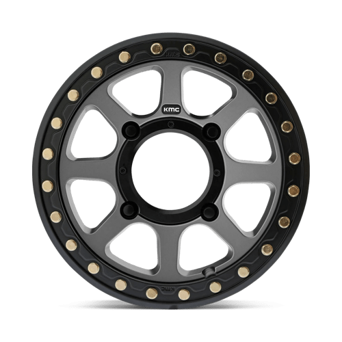 KMC KS234 ADDICT 2 UTV BEADLOCK Satin Gray 15x6 +38 4x137mm 112.1mm - Wheelwiz