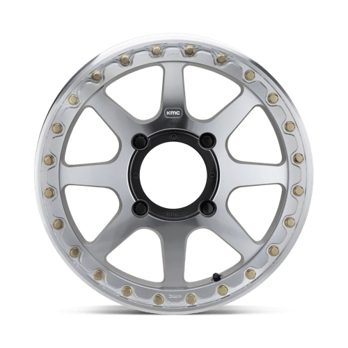 KMC KS234 ADDICT 2 UTV BEADLOCK Machined 15x6 +38 4x137mm 112.1mm - Wheelwiz
