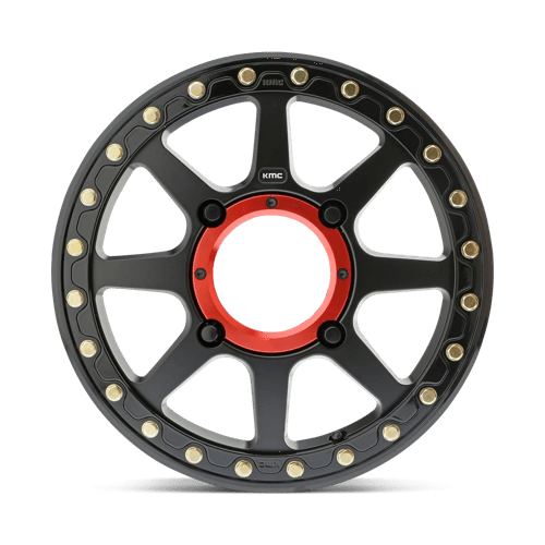 KMC KS234 ADDICT 2 BEADLOCK Satin Black 15x6 +38 4x137mm 112.1mm - Wheelwiz