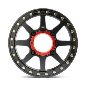 KMC KS234 ADDICT 2 BEADLOCK Satin Black 14x7 +38 4x137mm 112.1mm - Wheelwiz
