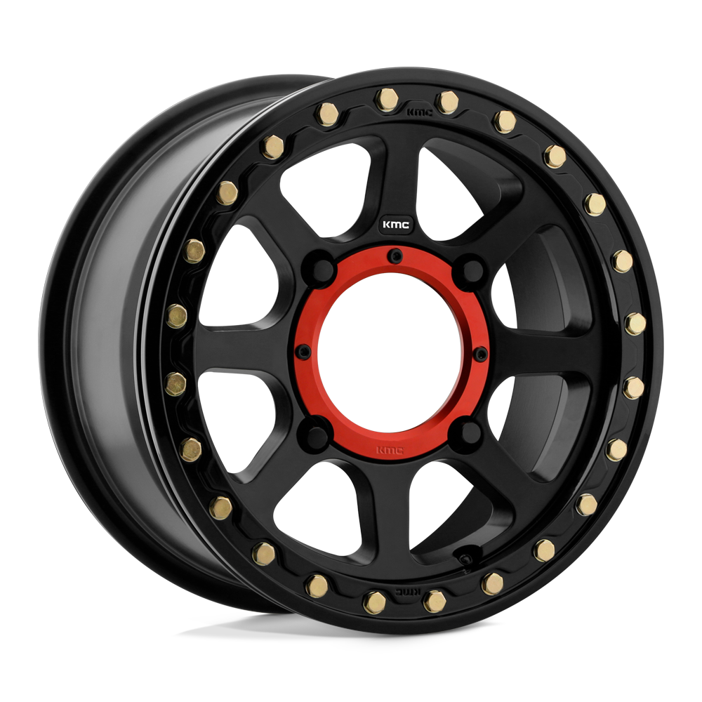 KMC KS234 ADDICT 2 BEADLOCK Satin Black 14x7 +38 4x110mm 86mm - WheelWiz