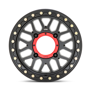 KMC KS235 GRENADE UTV BEADLOCK Satin Black 15x7 +10 4x110mm 86mm