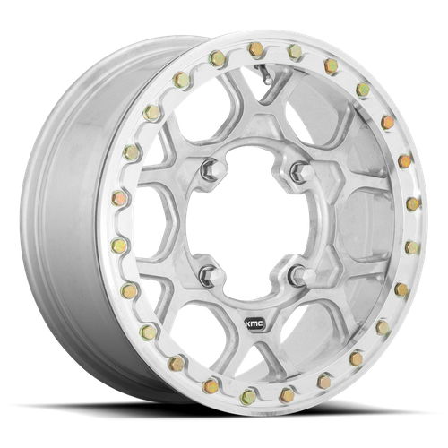 KMC KS433 MESA FORGED UTV BEADLOCK Raw Machined Forged 15x6 +38 4x156mm 119.1mm