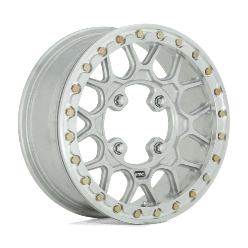 KMC KS435 GRENADE FORGED UTV BEADL Raw Finish 15x6 +38 4x137mm 112mm - Wheelwiz