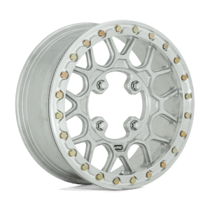 KMC KS435 GRENADE FORGED UTV BEADL Raw Machined Forged 15x6 +38 4x137mm 99.1mm - Wheelwiz
