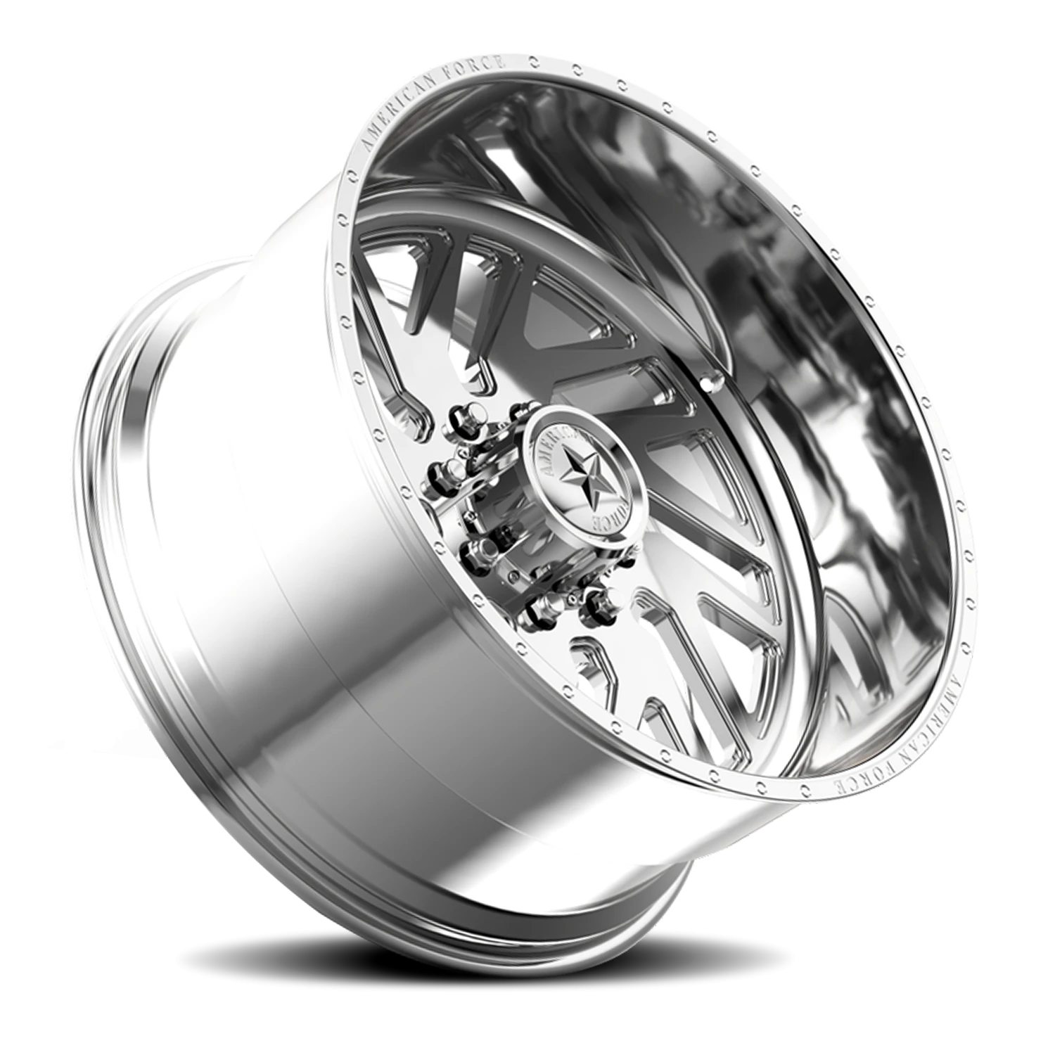 American Force F31 Kash SS Polished 24x14 -73 5x114.3mm 71.5mm - Wheelwiz