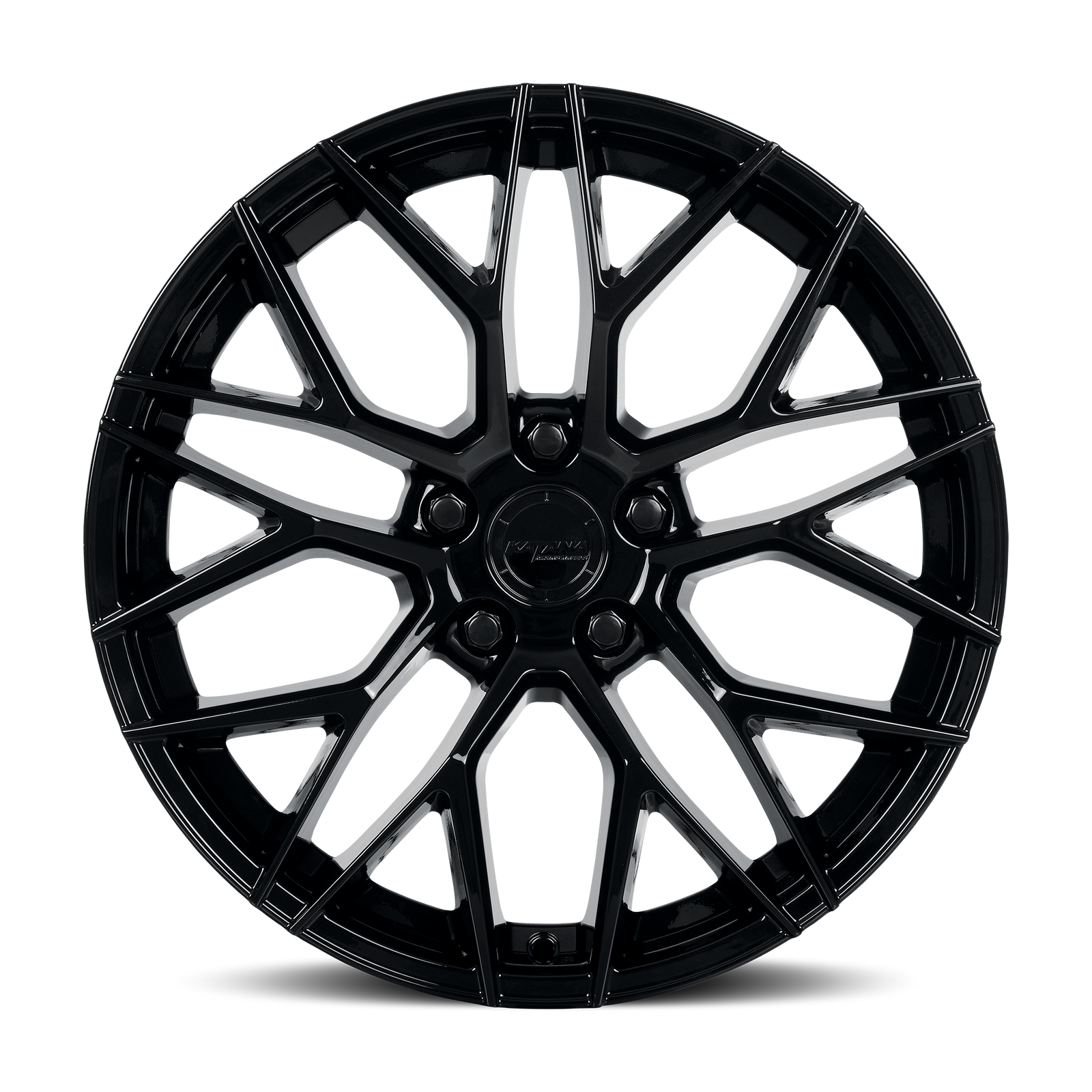 Katana KR01 Gloss Black 20x8.5 +40 5x110mm 73.1mm - Wheelwiz