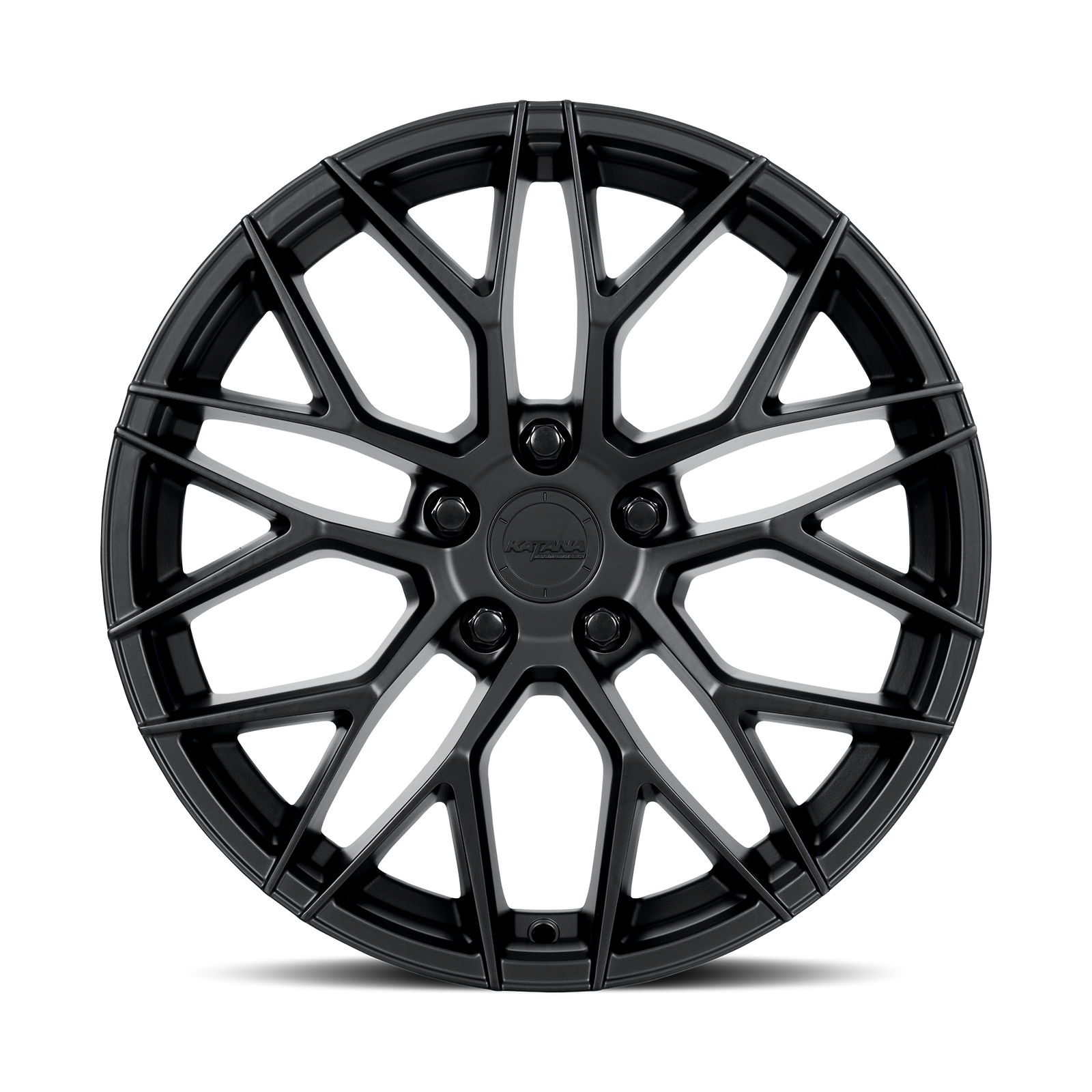 Katana KR01 Matte Black 20x8.5 +40 5x114.3mm 73.1mm - Wheelwiz