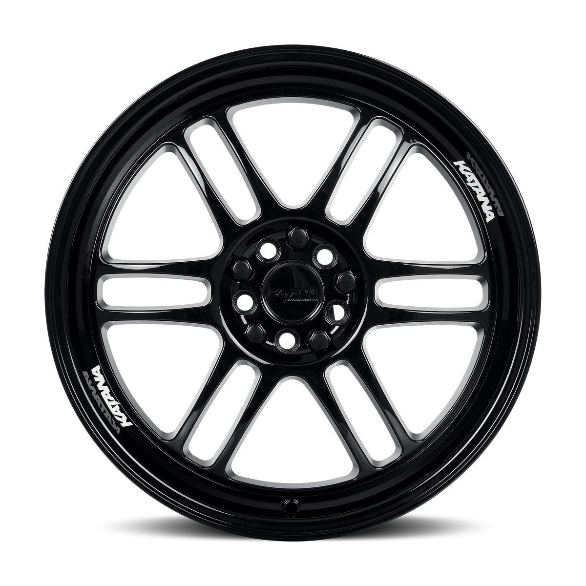 Katana KR02 Gloss Black 18x8 +40 5x120|5x114.3mm 73.1mm