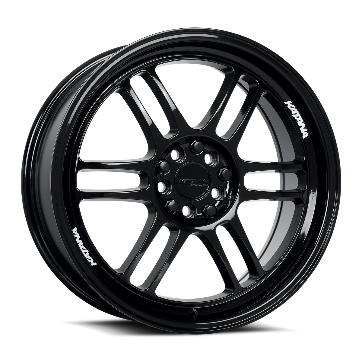 Katana KR02 Gloss Black 18x8 +40 5x112|5x114.3mm 73.1mm